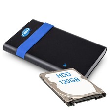 BOX ESTERNO 2,5" CON HDD 120GB SATA PREINSTALLATO USB 3.2 ENCLOSURE 6gbp