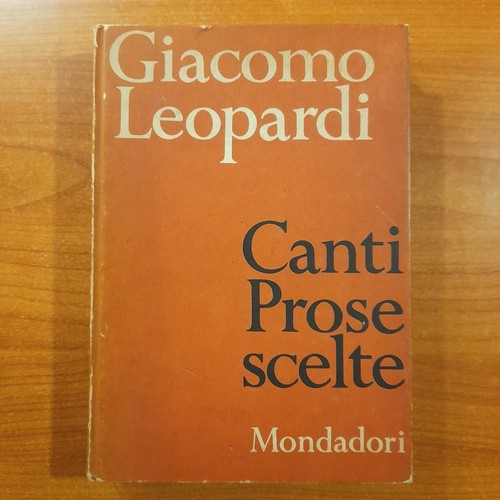 Canti prose scelte - scelte,