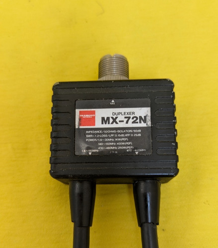 Diamond 72n duplexer vhf - hf,
