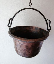 vecchio paiolo in rame diametro 22 cm