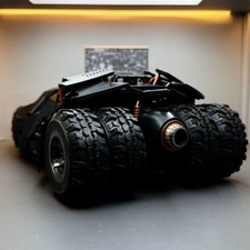 Giocattoli modello in lega di Batmobile 1:18 Cool, squisiti ornamenti da scrivania, suono cool an