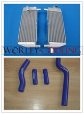 Aluminum Radiator+Blue Hose