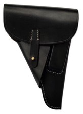 Fondina tedesca in pelle nera