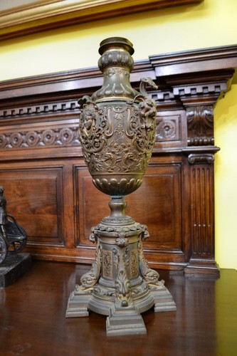 Coppia candelabri bronzo - di,