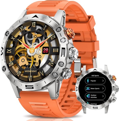 Smartwatch uomo militare con - smartwatch,
