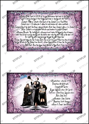 Bally the addams family - addams,