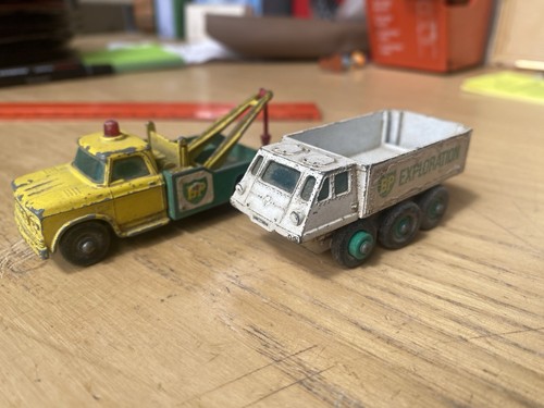 Matchbox lesney dodge wreck - bp,