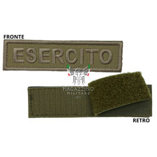 Patch Toppa Esercito cm 12x3