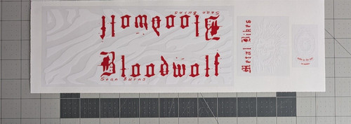 Metal bikes bloodwolf - bmx, set