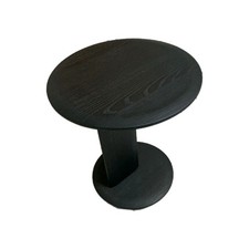 Tavolino Mush Ro Diam.440 Olmo Nero Designed By Jean Marie Massaud.By Poliform 