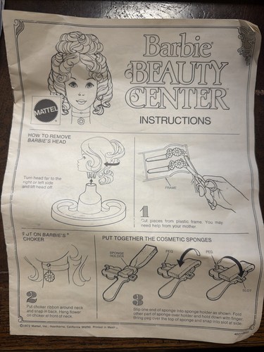Barbie beauty center manuale - beauty,