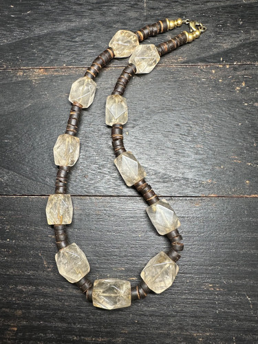 Collana vintage cristallo - collana,