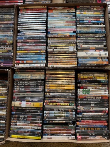 Over 450 new - new, dvds