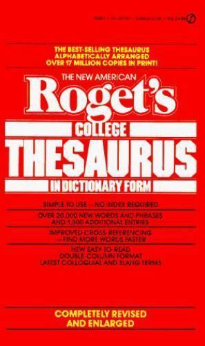 The new american roget - new, roget's