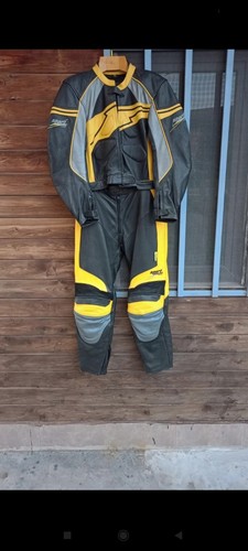 Tuta moto pelle divisibile - tuta,