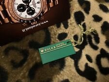 2001 2002 K4 ROLEX SEA-DWELLER  16600 GREEN PRICE TAG   TARGHETTA PREZZO VERDE