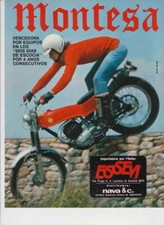 advertising Pubblicità -MOTO MONTESA COTA 247 1975 MOTOSPAGNOLE TRIAL EPOCA