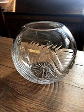 VASO SFERA CRISTALLO di BOEMIA