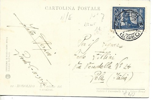 1939 rodi 30c dentelato - 30c,