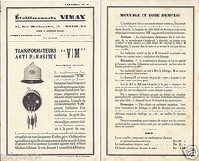 Publicité ancienne _ Vimax