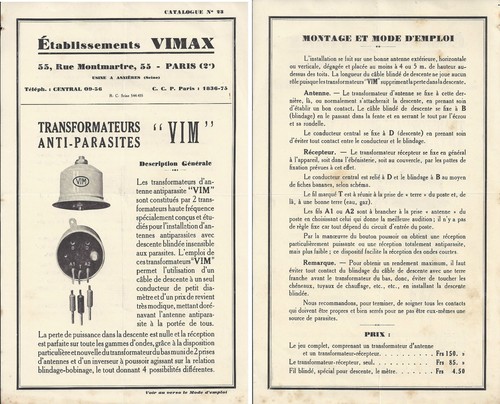 Publicité ancienne vimax - _,