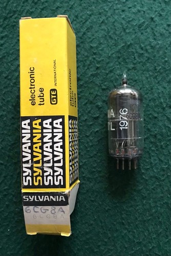 Valvola sylvania 6cg8a con - 6cg8a,