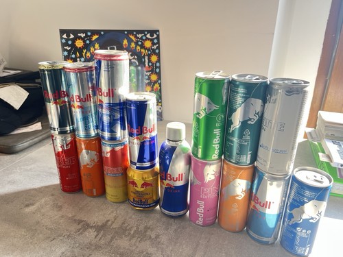 Lotto lattine red bull vuote - lattine,