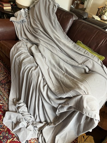 Coppia tende voile grigio - coppia,