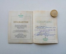 Rolex guarantee warranty - guarantee,