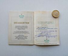 ROLEX Guarantee Warranty Booklet Paper Explorer 1016