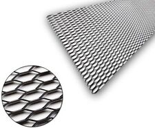 GRIGLIA RETE ALLUMINIO KAMEI 30x10 PARAURTI 100x40CM NERO TUNING ALFA