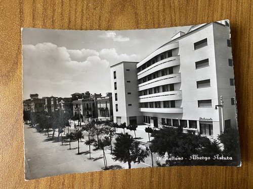 Cartolina nettuno albergo - cartolina,
