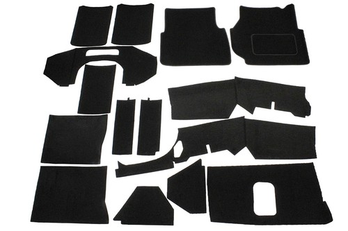 Set tappeti anteriori neri