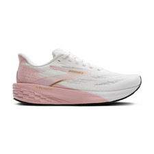 BROOKS LAUNCH 11 WOMEN'S  120439 1B 164 - WHITE/GOLD/PINK