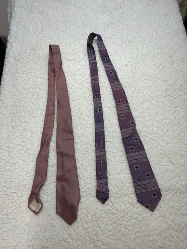 Coppia cravatte vintage - di,