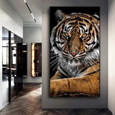 Quadro su tela tigre animale