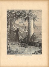 Stampa antica AMALFI veduta