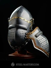 Elmetto medievale BASCINET
