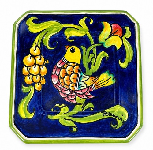 Piatto decorativo uccellino