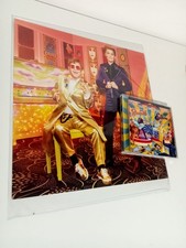 poster autografato e CD di Elton John
