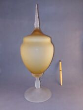 Liberty Art Nouveau Style, Gallè Daum Renè Lalique ,Vaso Cristallo Glass Murano