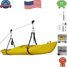 Durable Black Kayak Hoist with