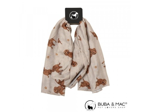 Sciarpa con bassotto foulard - con, |