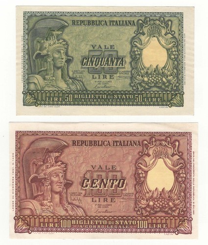 Lotto 100 lire italia - x2,