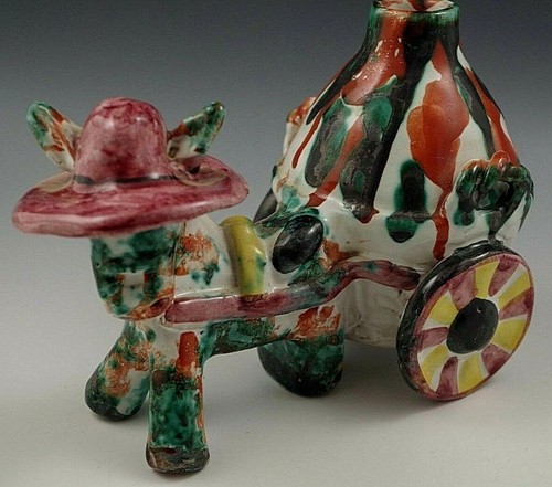 Vietri gambone ceramica asino - vietri,