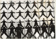 1956 NAPOLI 150° Anniversario VIGILI DEL FUOCO Esibizione con scale antincendio