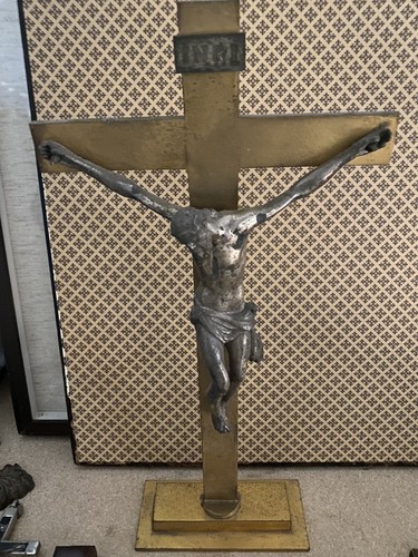 Crocefisso altare dorato - crocefisso,