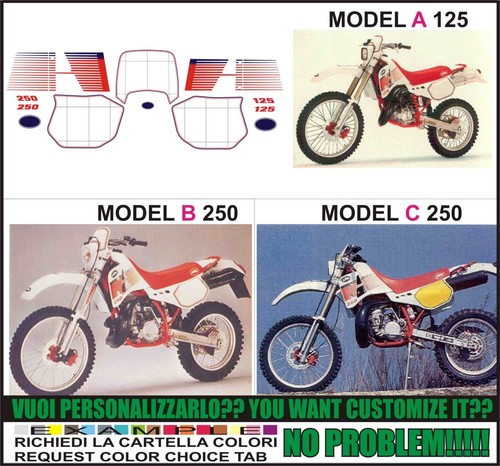 Adesivi 125 250 1989 kit - 250,