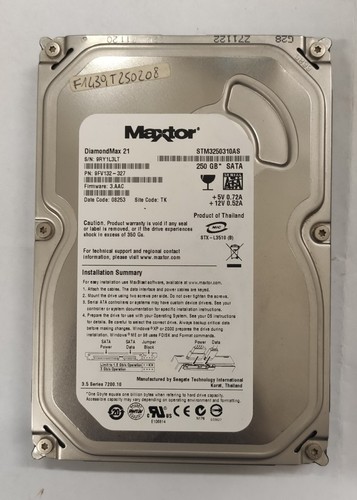 Hard disk maxtor stm3250310as - disk,