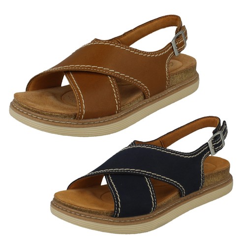 Donna clarks piatto sandali - donna,